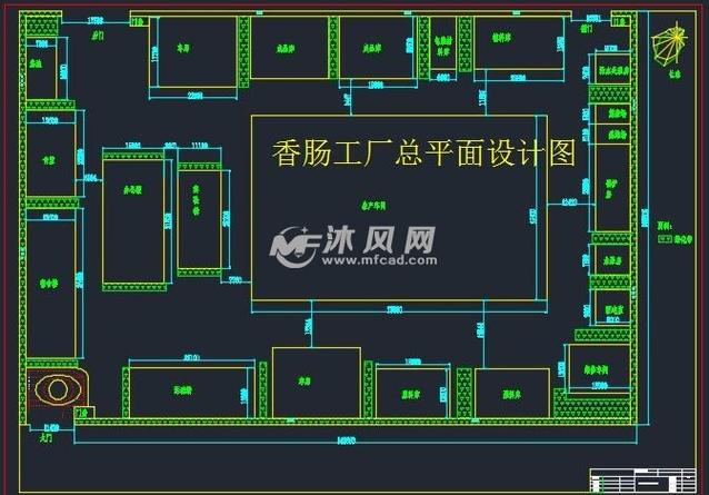 某香肠食品厂整体平面设计全解析 从车间布局到品牌空间营造