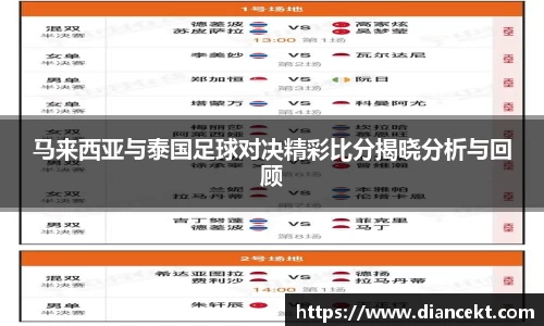 马来西亚与泰国足球对决精彩比分揭晓分析与回顾