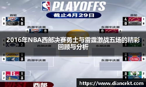 2016年NBA西部决赛勇士与雷霆激战五场的精彩回顾与分析