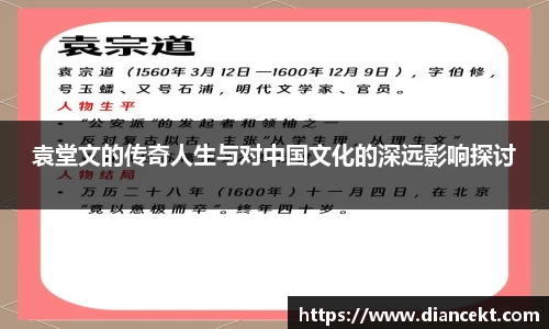 袁堂文的传奇人生与对中国文化的深远影响探讨