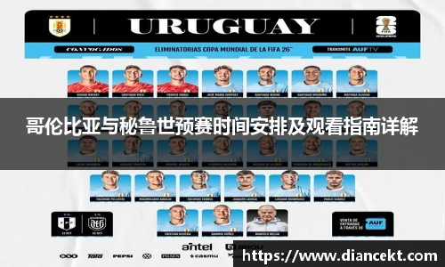哥伦比亚与秘鲁世预赛时间安排及观看指南详解